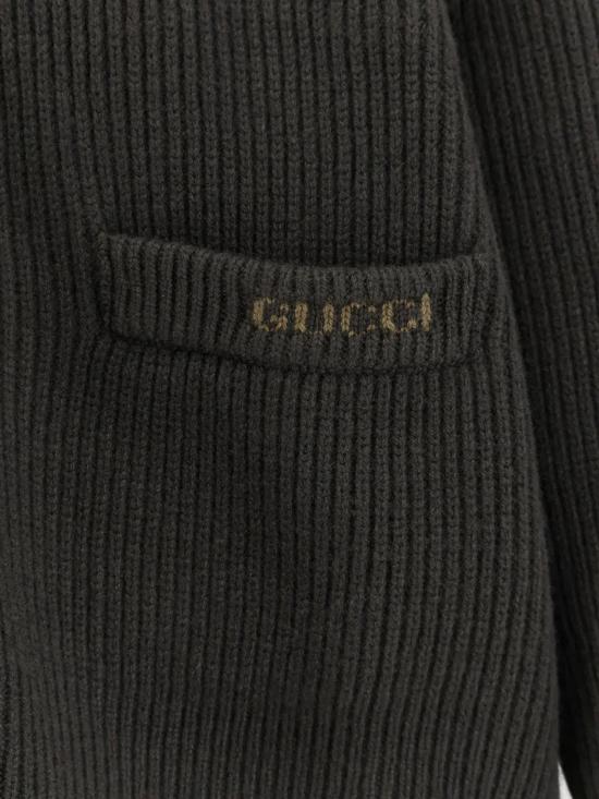 구찌 가디건 포켓 카디건 (포레스트 그린) - GUCCI