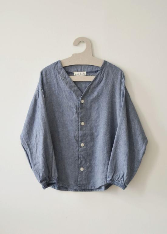  Local Shade 셔츠 로컬 셰이드 샴브레이 버튼 셔츠