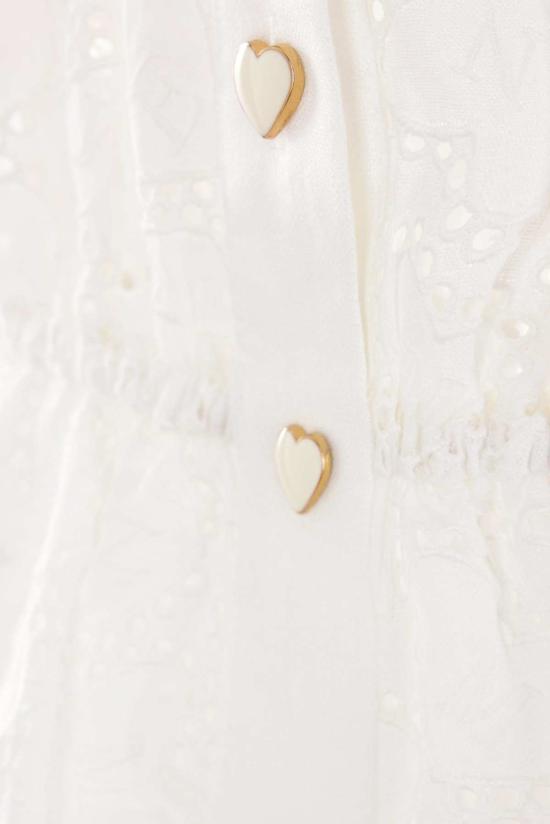  짐머만 점프수트 크러쉬 자수 플레이수트 화이트 - ZIMMERMANN