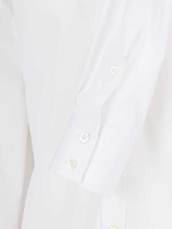  알렉산더 맥퀸 셔츠 , 하네스 애로우 옵티컬화이트 - ALEXANDER MCQUEEN