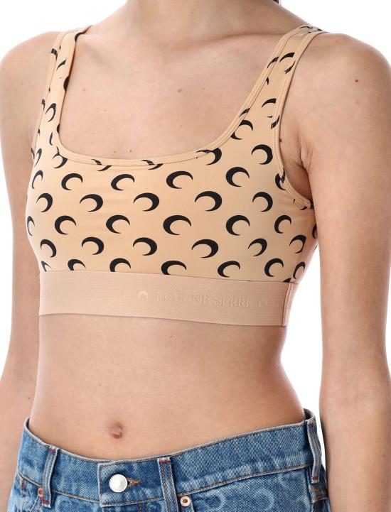 26SS 마린세르 트레이닝 티셔츠 WUW055BCJER0001 TA10 TAN BLACK MOON - MARINE SERRE