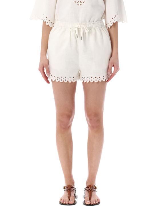 26SS 이자벨마랑에뚜왈 숏팬츠 SH0267FAD1J04E 20WH Bianco