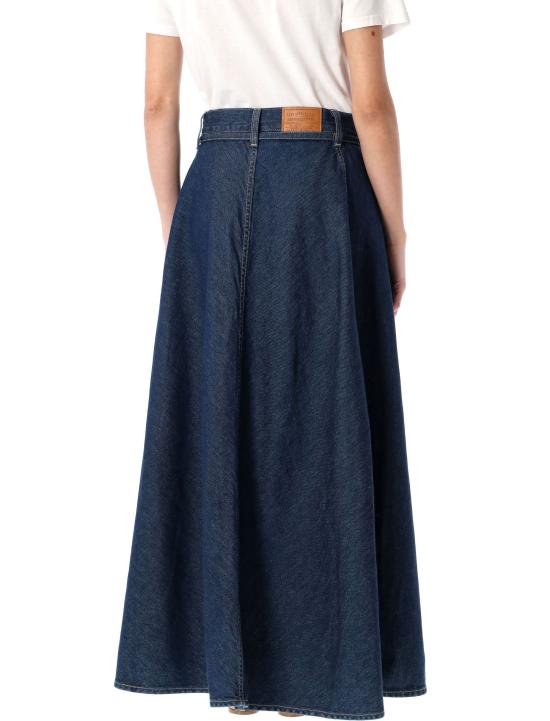 26SS 리바이스 미디 스커트 001T4 0001 SQUARK CIRCLE DARK BLUE - LEVI'S