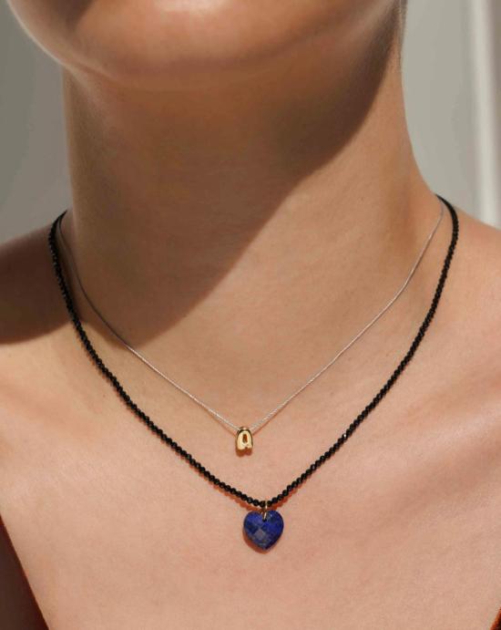  코자크 목걸이/팬던트 이니셜 목걸이 금 - KOZAKH