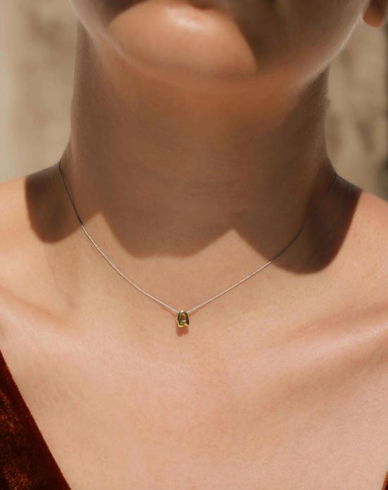  코자크 목걸이/팬던트 이니셜 목걸이 금 - KOZAKH