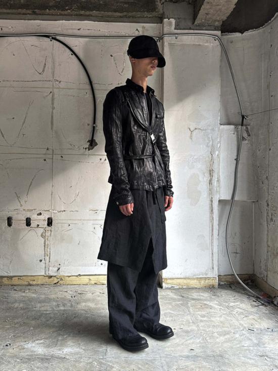  SAN263-1 가죽 자켓 San263 1 싱글 지퍼 가죽 재킷 블랙 - OTHER BRANDS