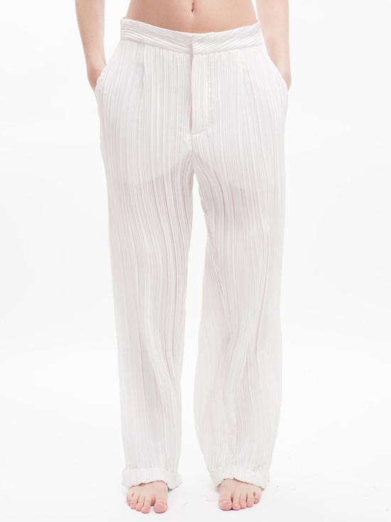  Karolyn Pho 스트레이트 팬츠 캐롤린 포 플리츠 보이프렌드 팬츠 펄 - OTHER BRANDS