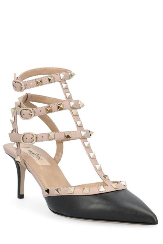  발렌티노 가라바니 힐/펌프스 락스터드 슬링백 펌프스 - VALENTINO GARAVANI