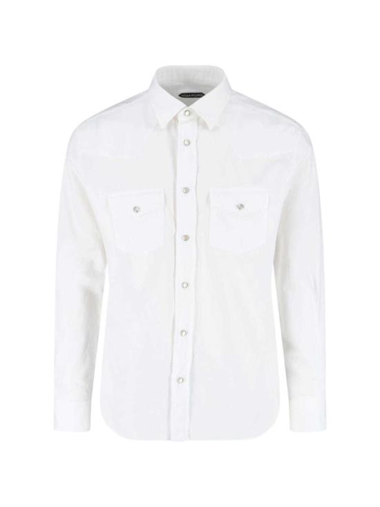  톰포드 셔츠 톰 포드 웨스턴  화이트