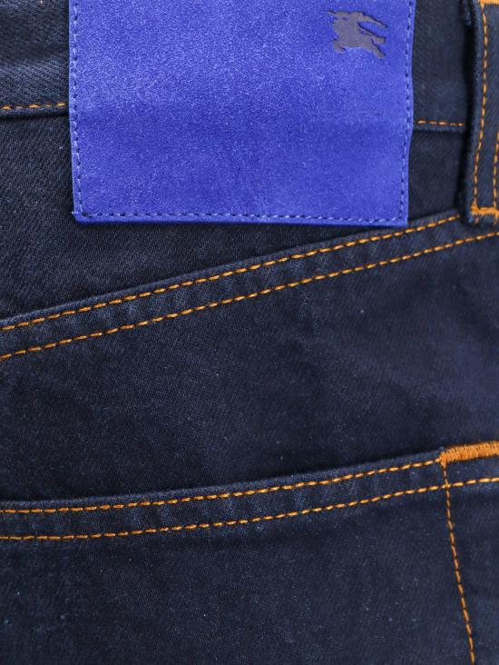  버버리 데님 팬츠 진 블루 - BURBERRY