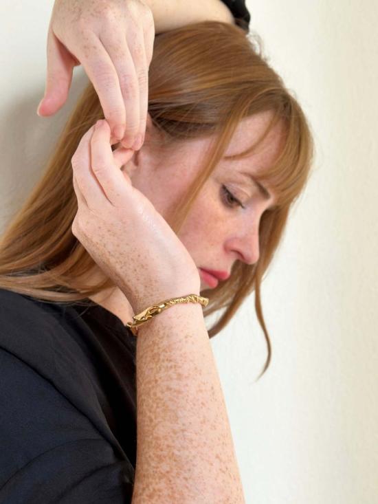  레이어스 팔찌 트위스티드 웨이브 커프 - LLAYERS