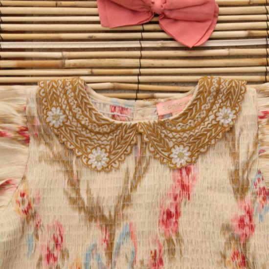  [키즈] 봉주르 블라우스 키즈 봉쥬르 튜니크 & 헤어클립  앙투아네트 - BONJOUR