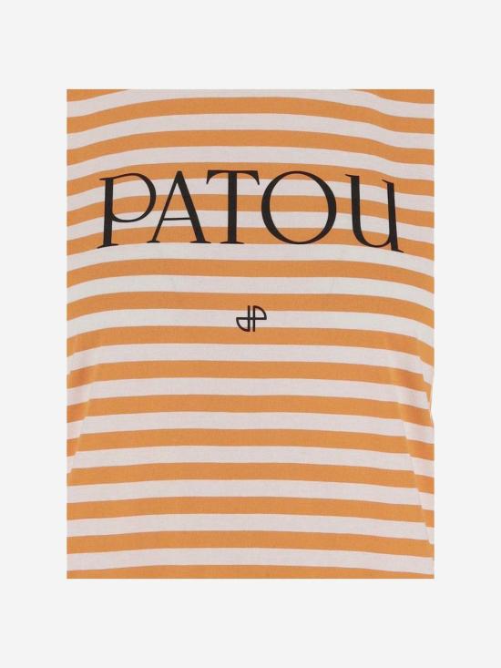  파투 반팔 티셔츠 Patou 로고 티셔츠 (빨간색) - PATOU