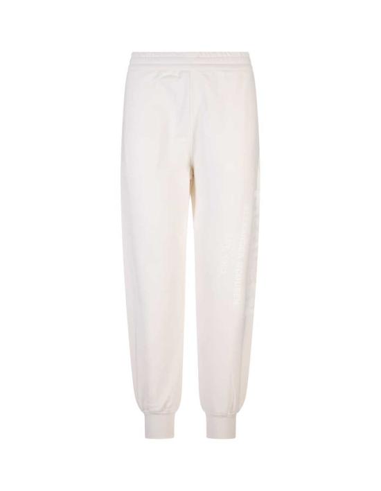  알렉산더 맥퀸 스트레이트 팬츠 캘리코 맥퀸 그래피티 조거 스웨트팬츠 비앙코