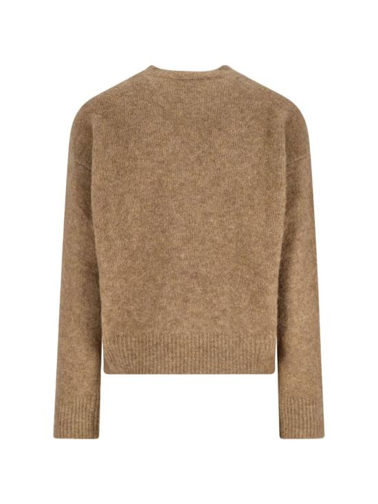  아미 스웨터 알렉상드르 마티우시 알파카 블렌드  브라운 - AMI