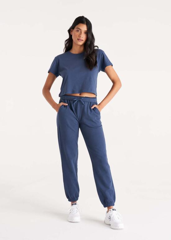  더 스탠다드 스티치 민소매 티셔츠 스탠다드 스티치 크롭탑 미드나잇 네이비