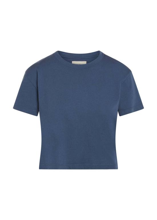  더 스탠다드 스티치 민소매 티셔츠 스탠다드 스티치 크롭탑 미드나잇 네이비 - THE STANDARD STITCH