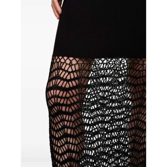  가니 롱 스커트 블랙 - GANNI