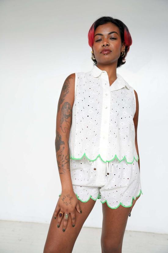  Abacaxi 숏팬츠 아바카시 여행용 반바지 세트