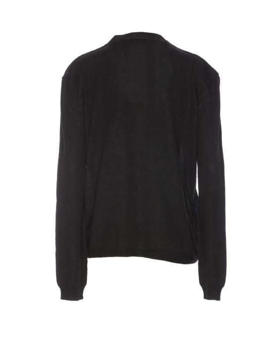  마르니 가디건 로고 자수 니트  (블루) - MARNI