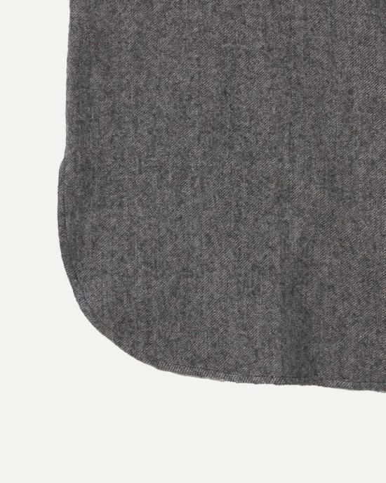  타이가 타카하시 셔츠 타이거 타카하시 Lot.116 롱 포인트 칼라  차콜 - TAIGA TAKAHASHI