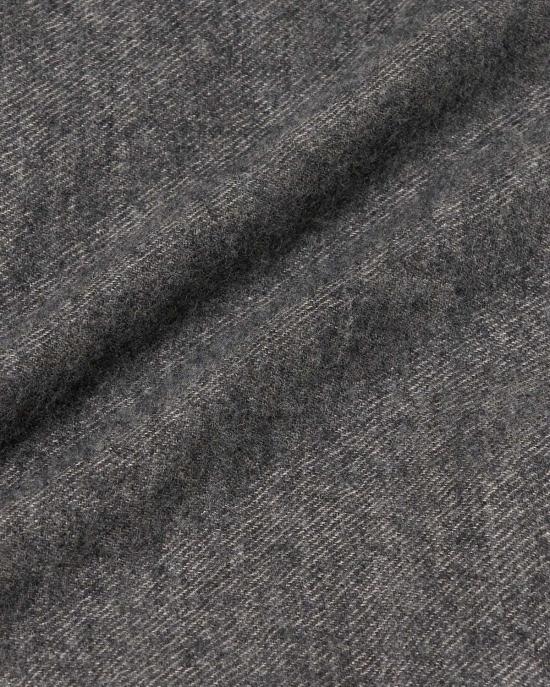  타이가 타카하시 셔츠 타이거 타카하시 Lot.116 롱 포인트 칼라  차콜 - TAIGA TAKAHASHI