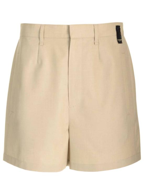  펜디 숏팬츠 테일러드 쇼츠 베이지