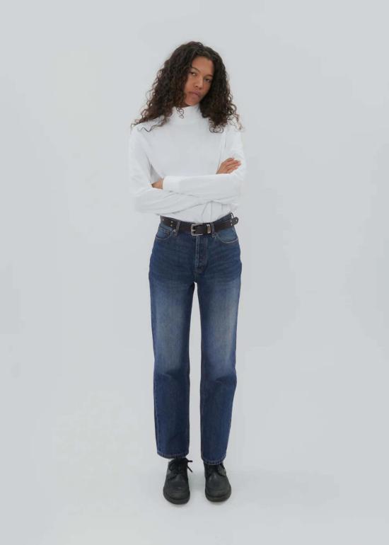  스틸히어 데님 팬츠 여전히 여기 뉴욕 어린 시절 진 브루스