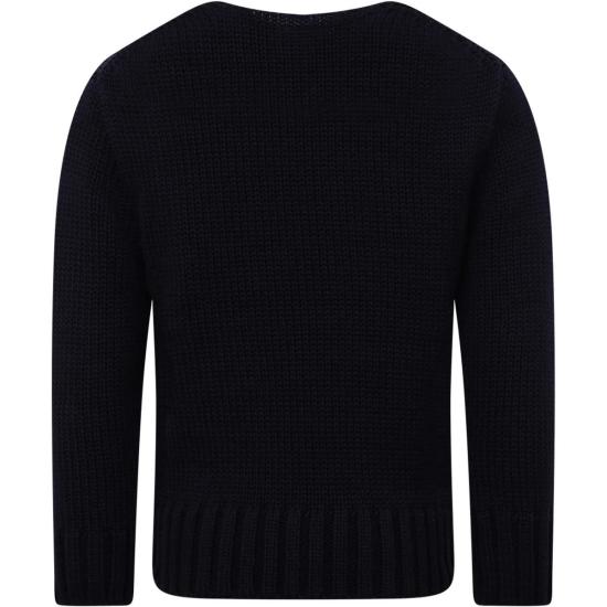  [키즈] 랄프 로렌 풀오버 아동용 파란색 스웨터 (상징적인 깃발 무늬) - RALPH LAUREN