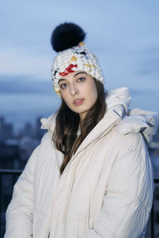  Mischa Lampert 모자 기본 비니 폼스터 + 블랙 Xl 폼