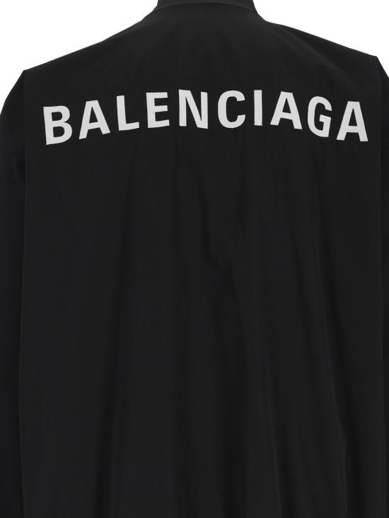  발렌시아가 자켓 로고 스포티 재킷 블랙 - BALENCIAGA
