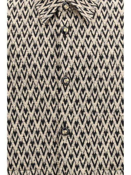  발렌티노 가라바니 자켓 Valentino 믹스 코튼 자카드 투테 La V 재킷 - VALENTINO GARAVANI