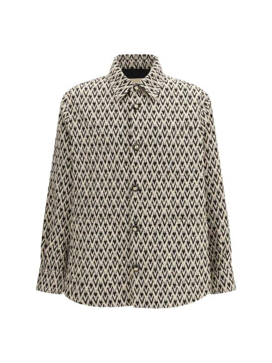  발렌티노 가라바니 자켓 Valentino 믹스 코튼 자카드 투테 La V 재킷