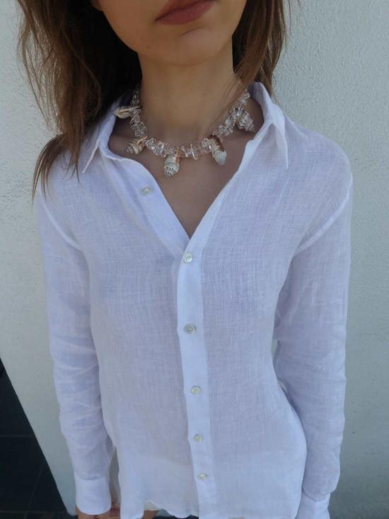  Modern Society 셔츠 모던 소사이어티 페이버릿 린넨 셔츠 화이트 - MODERN SOCIETY