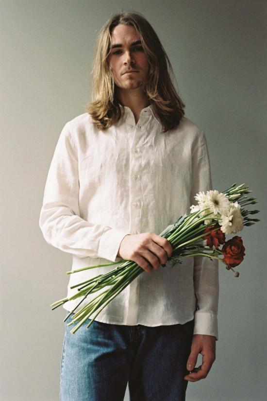  Modern Society 셔츠 모던 소사이어티 페이버릿 린넨 셔츠 화이트 - MODERN SOCIETY