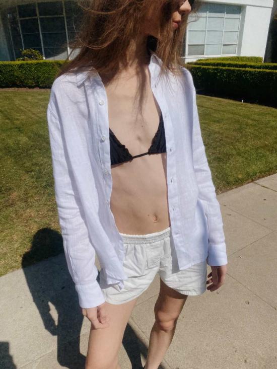  Modern Society 셔츠 모던 소사이어티 페이버릿 린넨 셔츠 화이트 - MODERN SOCIETY