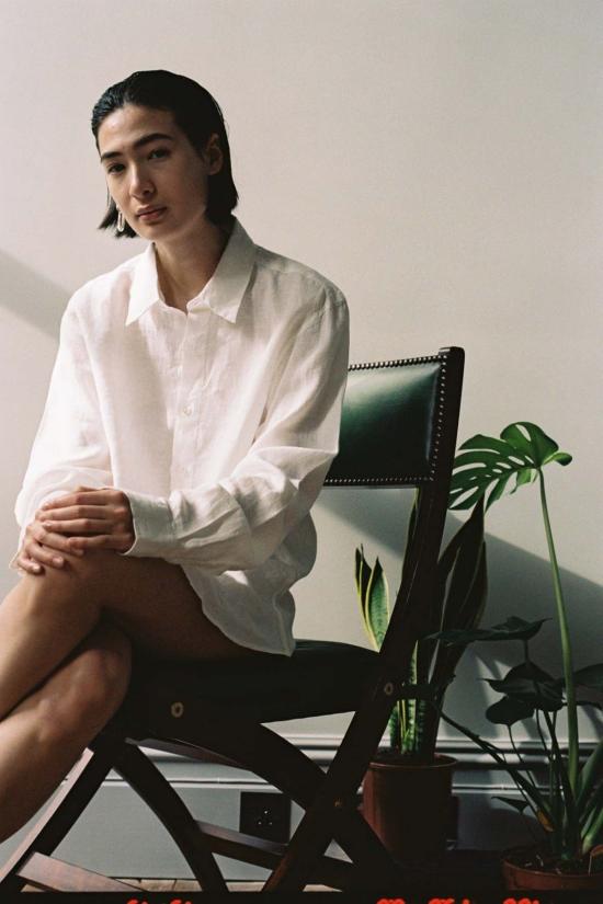  Modern Society 셔츠 모던 소사이어티 페이버릿 린넨 셔츠 화이트 - MODERN SOCIETY