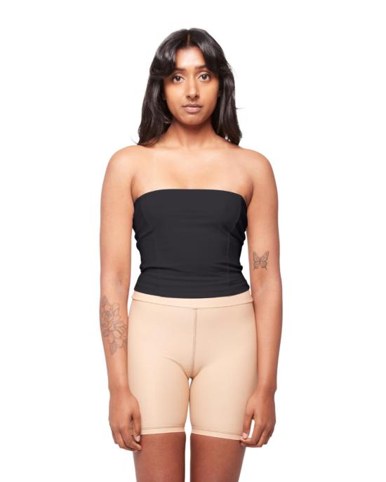  hauslabel 민소매 티셔츠 하우스라벨 튜브탑 느와르