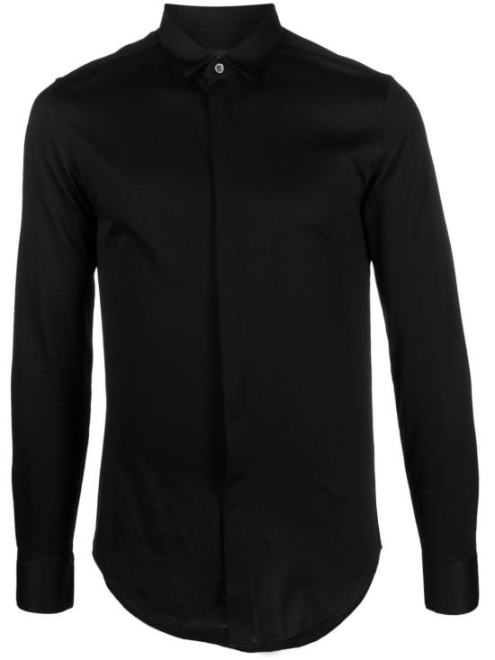  엠포리오 아르마니 셔츠 코튼  블랙