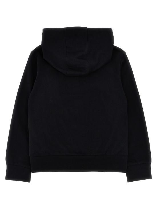  [키즈] 몽클레어 풀오버 몽클레르 로고 후드티 (블랙) 키즈 사이즈 - MONCLER