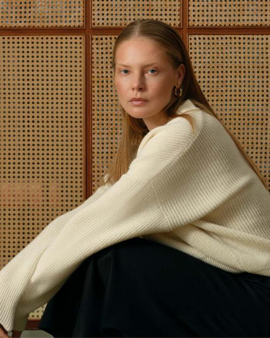  마스카 가디건 셀리 브이넥 울 캐시미어 - MASKA