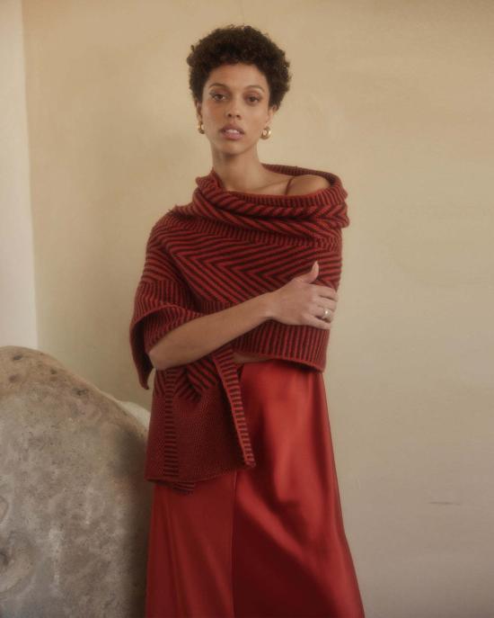  보즈 머플러/스카프 셰브론 숄