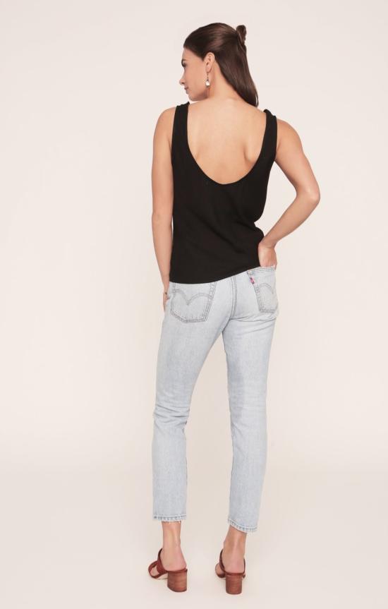  메릿 찰스 민소매 티셔츠 페넬로페 탱크 블랙 - MERRITT CHARLES