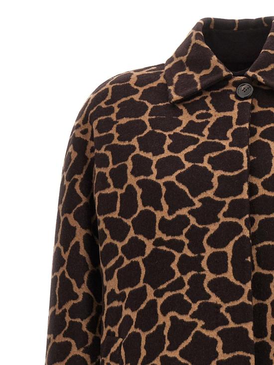  막스마라 코트 막스 마라 오르티카  브라운 - MAX MARA