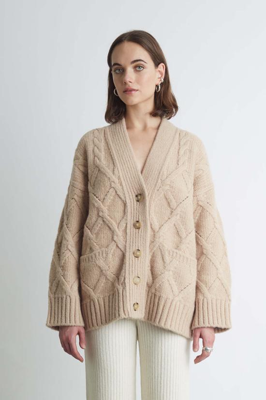  일레븐 식스 가디건 케일린 카디 페일 카멜