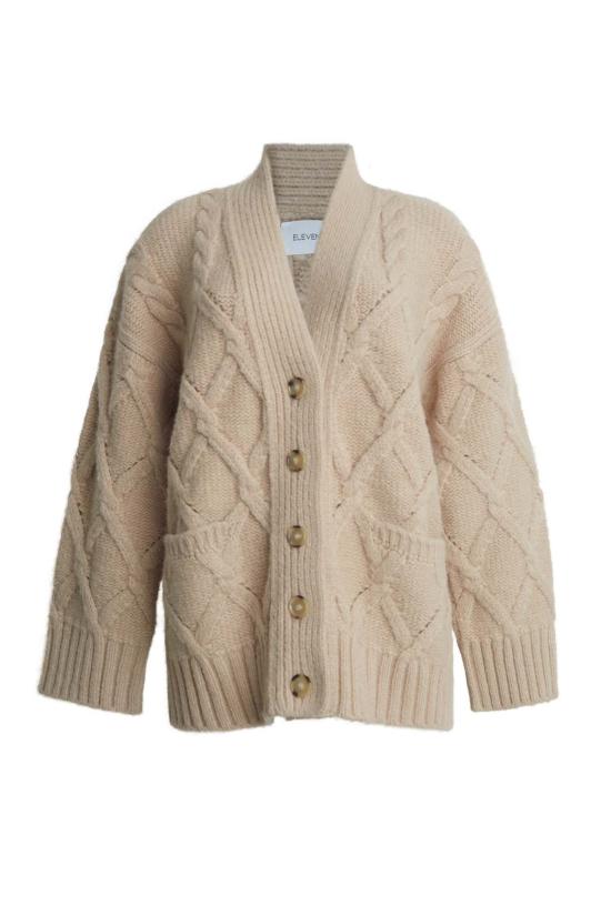  일레븐 식스 가디건 케일린 카디 페일 카멜 - ELEVEN SIX