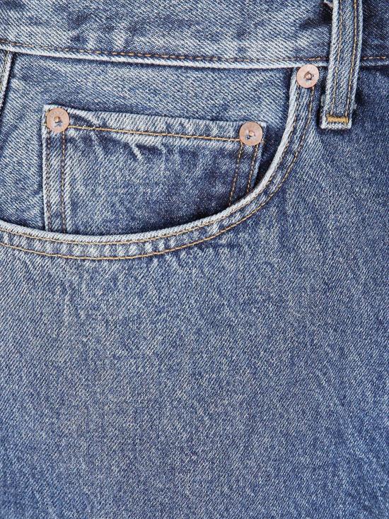  에이골디 숏팬츠 아골드 비즐리 버튼형 데님 반바지 (블루) - AGOLDE