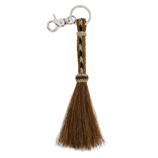  크리스텔 바라자 키링 폰 히치드 호스헤어 태슬 키체인