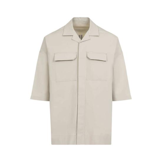  릭 오웬스 반팔 셔츠 매그넘 토미 셔츠 샌드 - RICK OWENS
