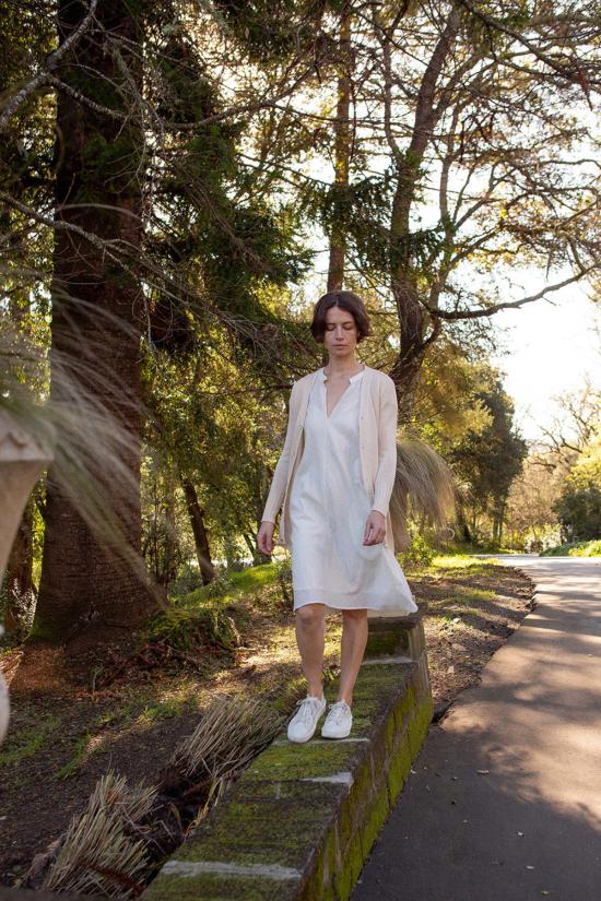  에리카 타노브 가디건 에리카 타노프 피마 코튼 벨티드  내추럴 - ERICA TANOV